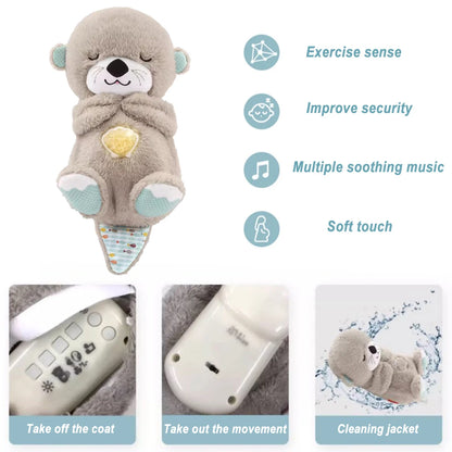 Breathing Otter Plush Toy